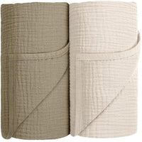 HKM-166931 Cotton Baby Wrapping Blanket for Air Conditioning - Cozy Colors for Winter and Autumn