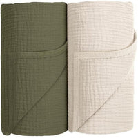 HKM-166931 Cotton Baby Wrapping Blanket for Air Conditioning - Cozy Colors for Winter and Autumn
