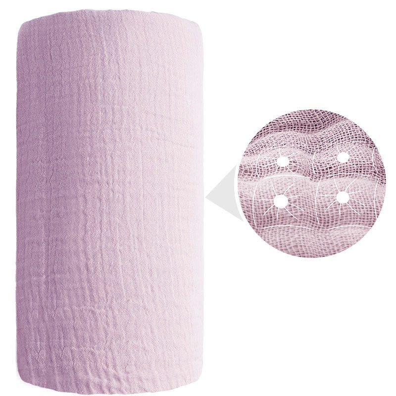 HKM-166931 Cotton Baby Wrapping Blanket for Air Conditioning - Cozy Colors for Winter and Autumn