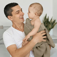 HKM-166931 Cotton Baby Wrapping Blanket for Air Conditioning - Cozy Colors for Winter and Autumn