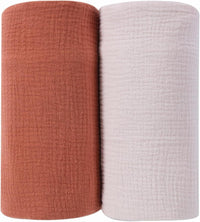 HKM-166931 Cotton Baby Wrapping Blanket for Air Conditioning - Cozy Colors for Winter and Autumn