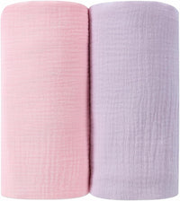 HKM-166931 Cotton Baby Wrapping Blanket for Air Conditioning - Cozy Colors for Winter and Autumn