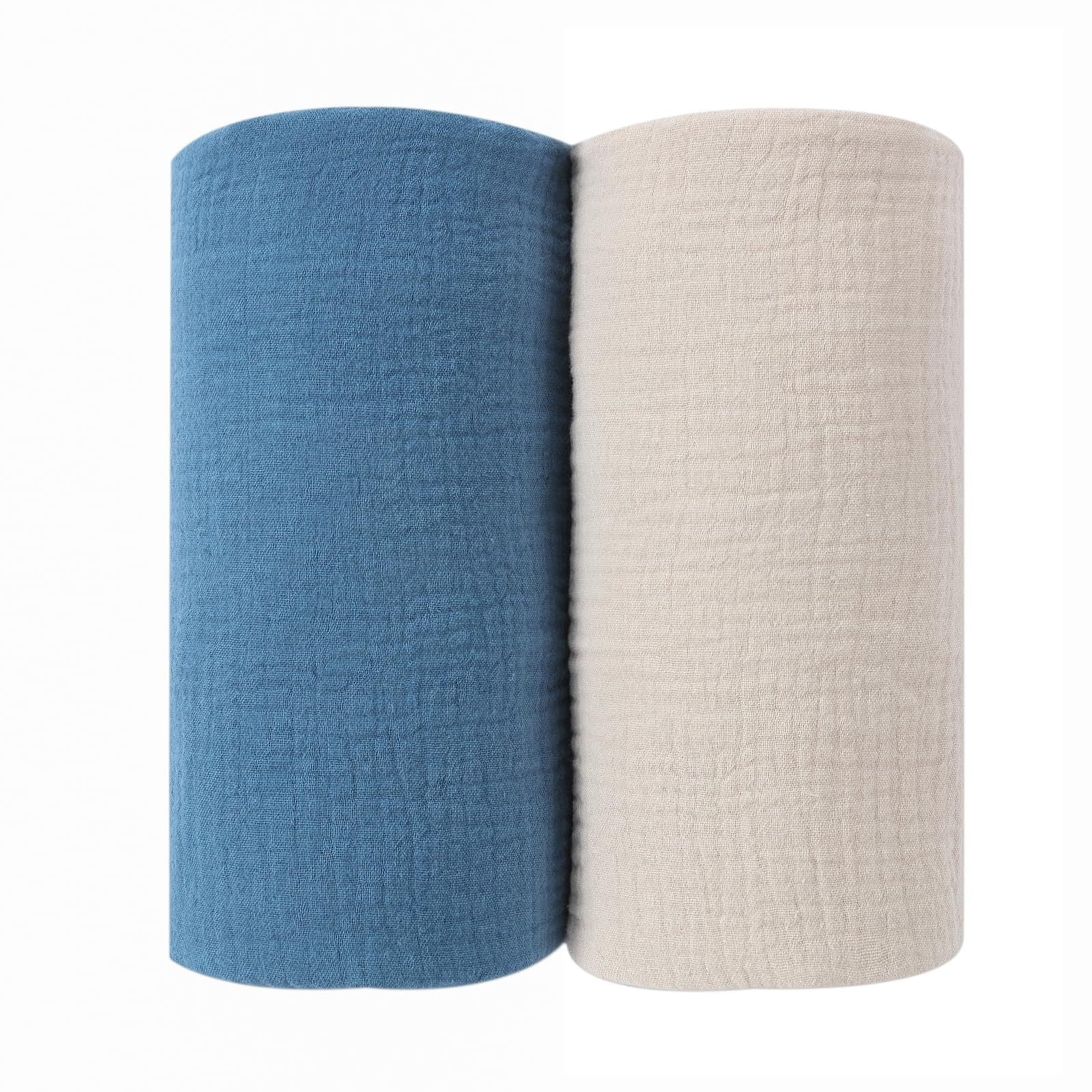 HKM-166931 Cotton Baby Wrapping Blanket for Air Conditioning - Cozy Colors for Winter and Autumn