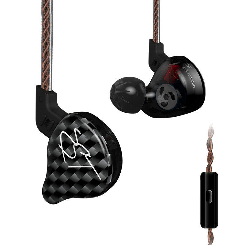 HKM-166995 In-Ear Bass Earphones with Microphone, 20-40,000 Hz Frequency Response, 106 dB Sensitivity, 120 cm Cable