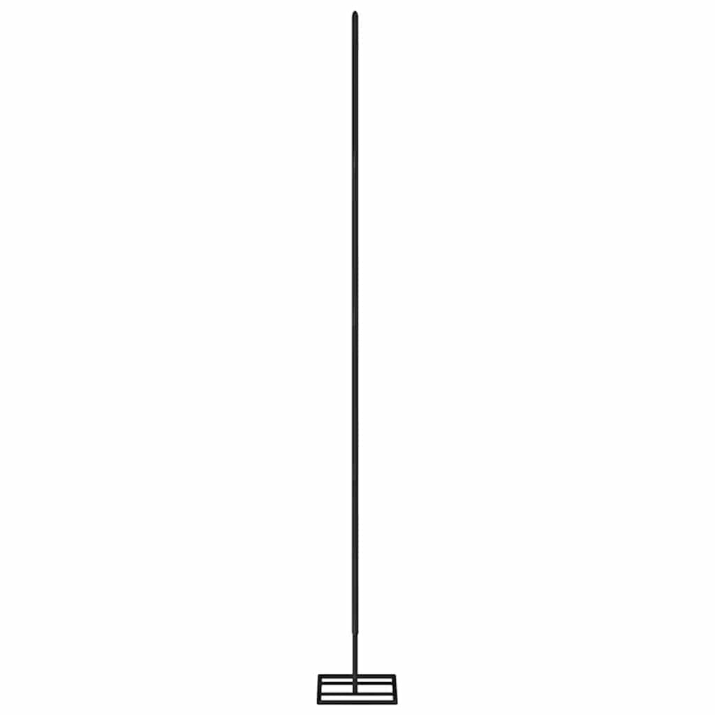 HKM-167059 Metal Christmas Tree 125 cm for Modern Holiday Decor - Black Powder-Coated Steel