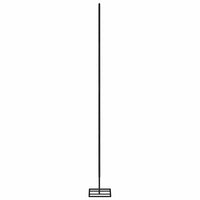 HKM-167059 Metal Christmas Tree 125 cm for Modern Holiday Decor - Black Powder-Coated Steel