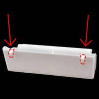 HKM-167187 White Budgie Food Hanging Feeder for Cage Use