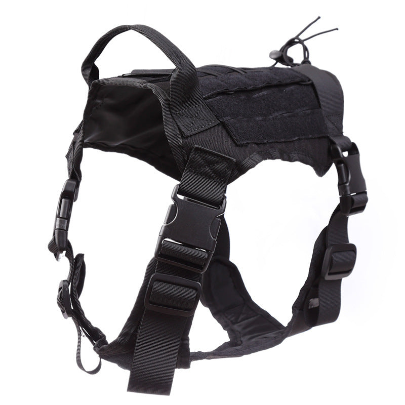 HKM-167443 Tactical Camouflage Dog Vest for Outdoor Activities - Durable Polyester Materials - Sizes M, L, XL Available
