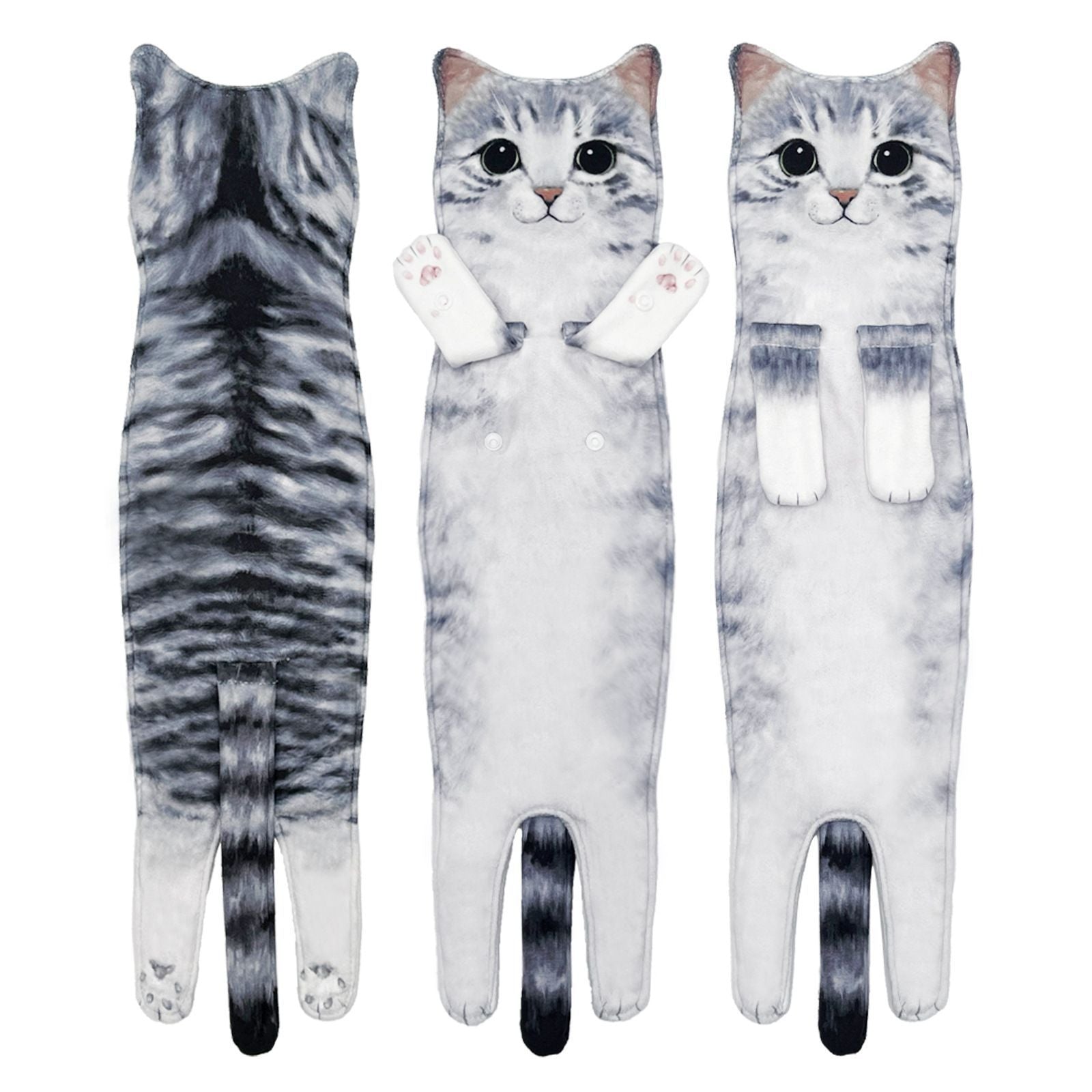 HKM-167507 Cartoon Printed Superfine Fiber Face Towel - Various Cat and Dog Designs