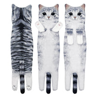 HKM-167507 Cartoon Printed Superfine Fiber Face Towel - Various Cat and Dog Designs