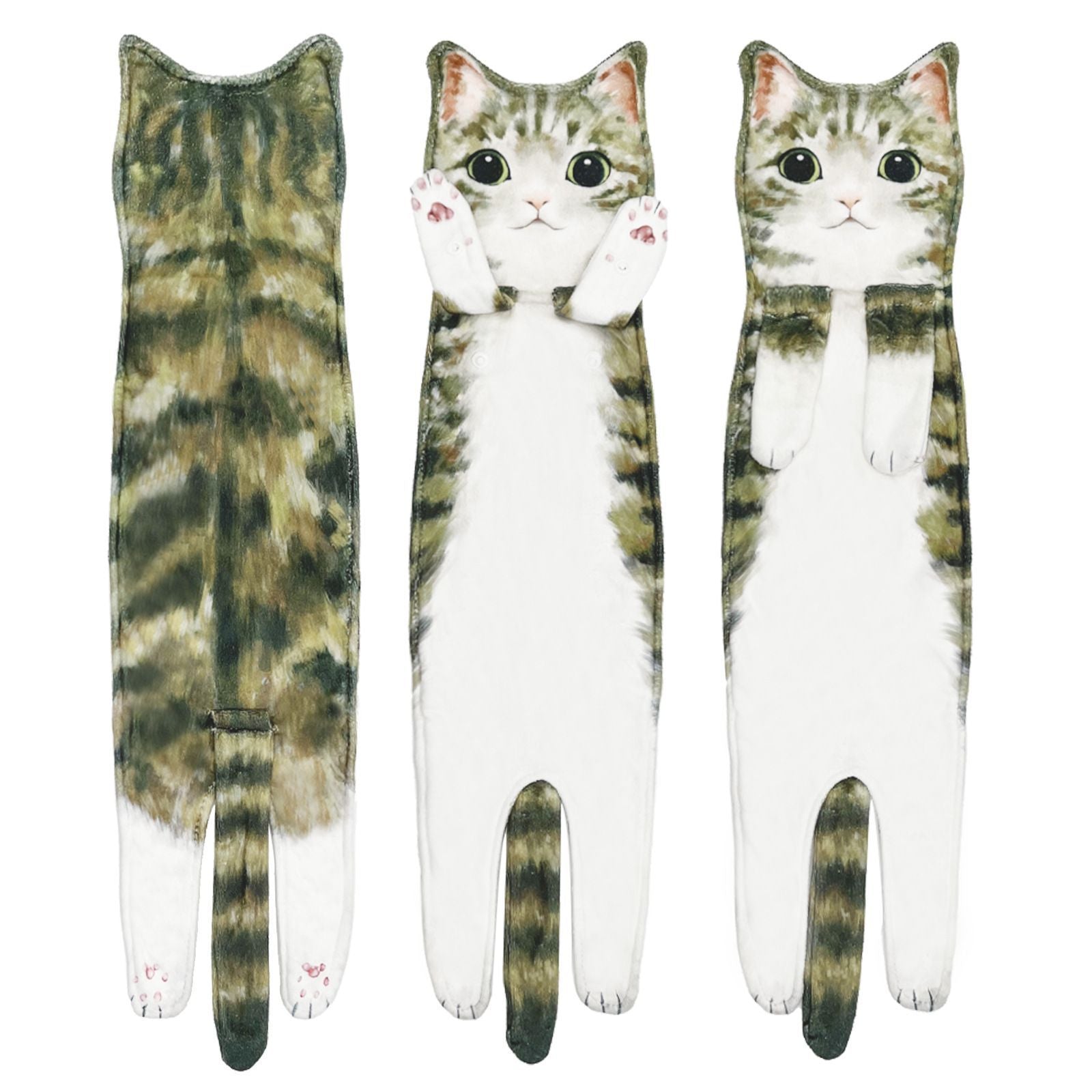 HKM-167507 Cartoon Printed Superfine Fiber Face Towel - Various Cat and Dog Designs
