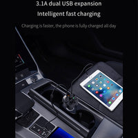 HKM-167827 Bluetooth Car MP3 Player with CVC Noise Reduction, Dual USB Ports, and Multi-Device Compatibility