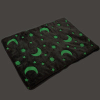 HKM-168019 Luminous Flannel Pet Mat - Soft Cushion in Gray, Multiple Sizes Available