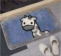 HKM-168467 Cartoon Floor Mats for Home and Bedroom – Modern Polyester Fiber with Machine Washable Design