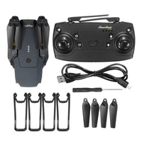 HKM-168915 E58 Folding Drone with 1080P Camera - Lightweight Aerial Toy for Youth, 6 Channels, Max Flight Height 120m