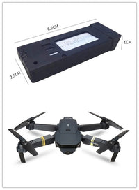 HKM-168915 E58 Folding Drone with 1080P Camera - Lightweight Aerial Toy for Youth, 6 Channels, Max Flight Height 120m