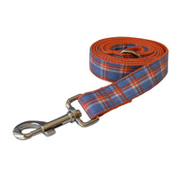 HKM-169107 Orange Mesh Dog Collar with Alloy Buckle and Matching Rope Set
