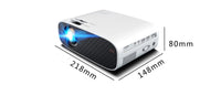 HKM-169107 Portable Smart Projector with 18800 Lumens LED Brightness, Full HD 1920x1080 Resolution, and Versatile Projection Options