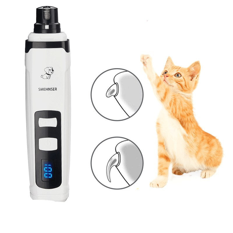 HKM-169171 Electric Pet Nail Grinder with 2200mAh Battery and 4-Hour Runtime
