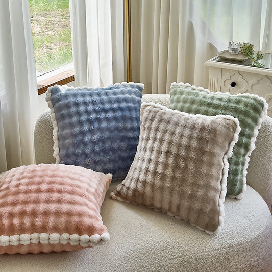 HKM-169235 Thick Warm Milk Fiber Quilt Nap Blanket – Cozy Seasonal Comfort in Multiple Colors and Patterns