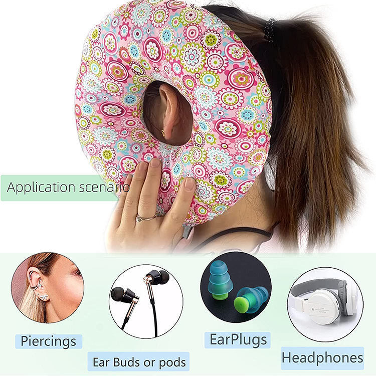 HKM-169299 Hollow Seat Cushion with Lumbar Support and Ear Piercing Repair Pillow in Multiple Colors