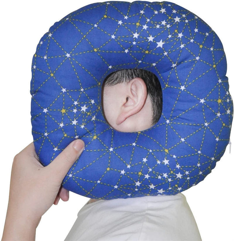 HKM-169299 Hollow Seat Cushion with Lumbar Support and Ear Piercing Repair Pillow in Multiple Colors