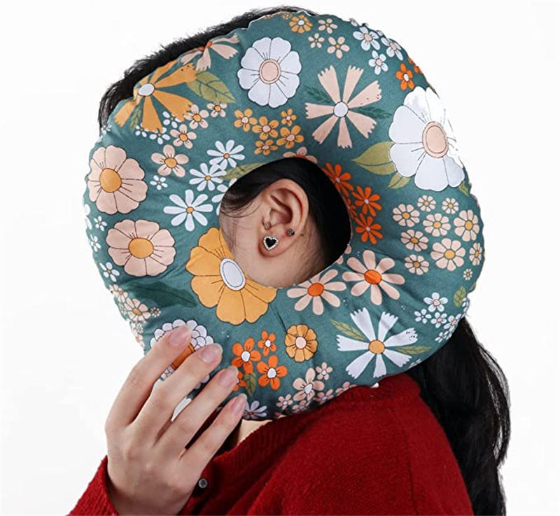 HKM-169299 Hollow Seat Cushion with Lumbar Support and Ear Piercing Repair Pillow in Multiple Colors