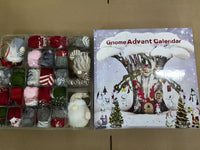 HKM-169363 Christmas Gnome Advent Calendar with 24 Plush Gnomes - Fun Interactive Emotion and Intelligence Development Toy
