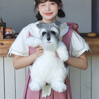 HKM-169427 Schnauzer Backpack Doll with Trendy Scarves for Youth