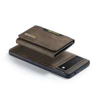 HKM-169491 Leather Magnetic Card Holder for Mobile Phones - Various Color Options Available