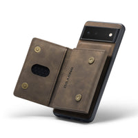 HKM-169491 Leather Magnetic Card Holder for Mobile Phones - Various Color Options Available