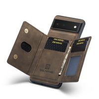HKM-169491 Leather Magnetic Card Holder for Mobile Phones - Various Color Options Available