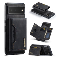 HKM-169491 Leather Magnetic Card Holder for Mobile Phones - Various Color Options Available