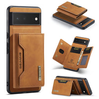 HKM-169491 Leather Magnetic Card Holder for Mobile Phones - Various Color Options Available