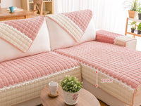 HKM-169619 Universal Non-Slip Fabric Sofa Cushion Cover for All Seasons
