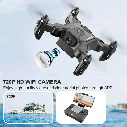 HKM-169747 4DRC V2 Mini Drone with 720P HD Camera, WIFI FPV, Foldable Arms, Ideal for Beginners and Kids