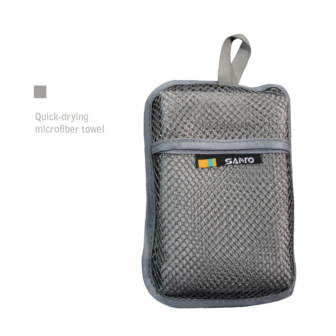 HKM-169811 Quick-Drying Microfiber Towel for Outdoor Activities, 31x75cm, Highly Absorbent with Hanging Ring