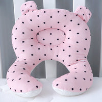 HKM-170067 Baby Shape Pillow - Cotton Core with Diamond Fleece Front and Breathable 3D Mesh Back, 31cm x 25cm