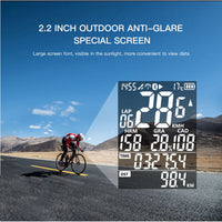 HKM-170067 High-Sensitivity GPS Cycling Computer with Heart Rate, Cadence, and Speed Sensors