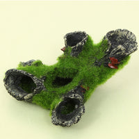 HKM-170067 Imitation Moss Tree Root Decoration for Fish Tanks and Shrimp Nests