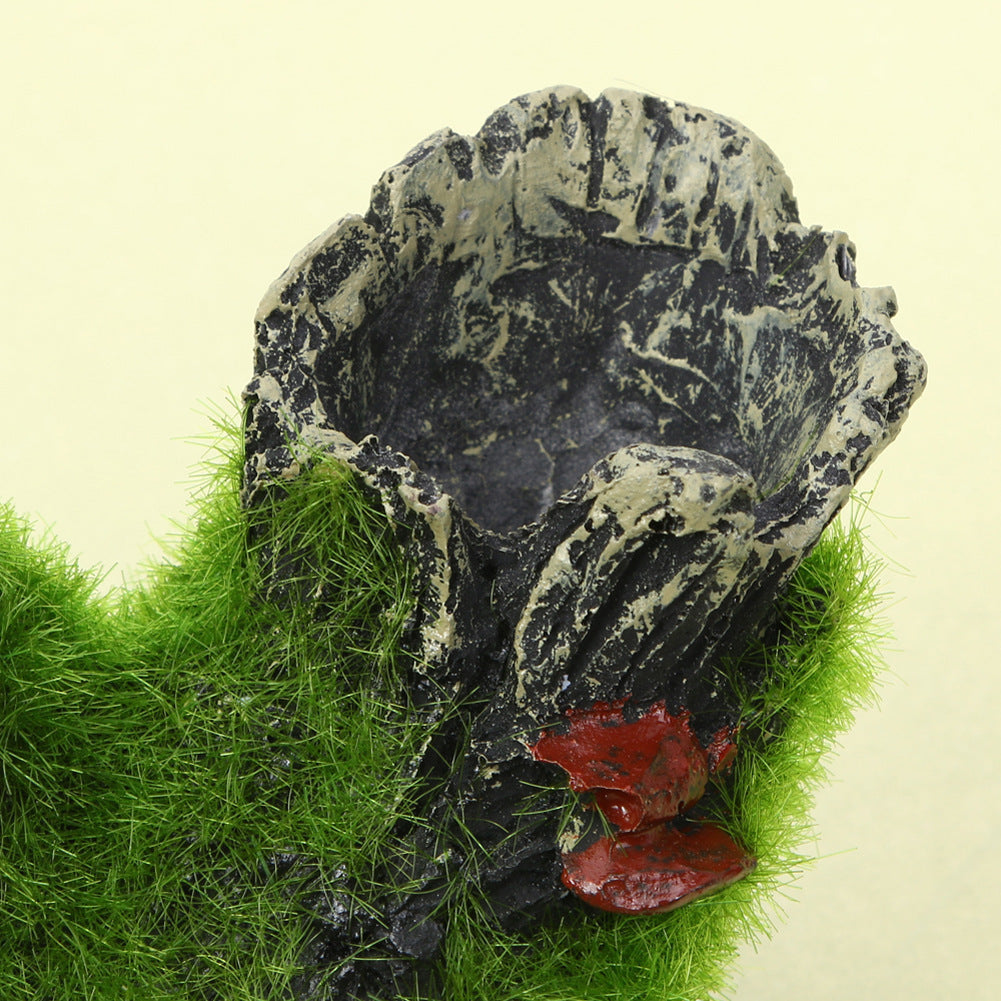 HKM-170067 Imitation Moss Tree Root Decoration for Fish Tanks and Shrimp Nests