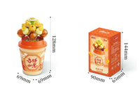HKM-170195 Educational Plant Series Building Block Set - 12 Styles, 50-Piece Versatile Cup Plant Decoration