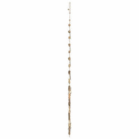 HKM-170195 Elegant 150 cm Natural Hanging Christmas Tree with 80 LEDs and Warm White String Lights