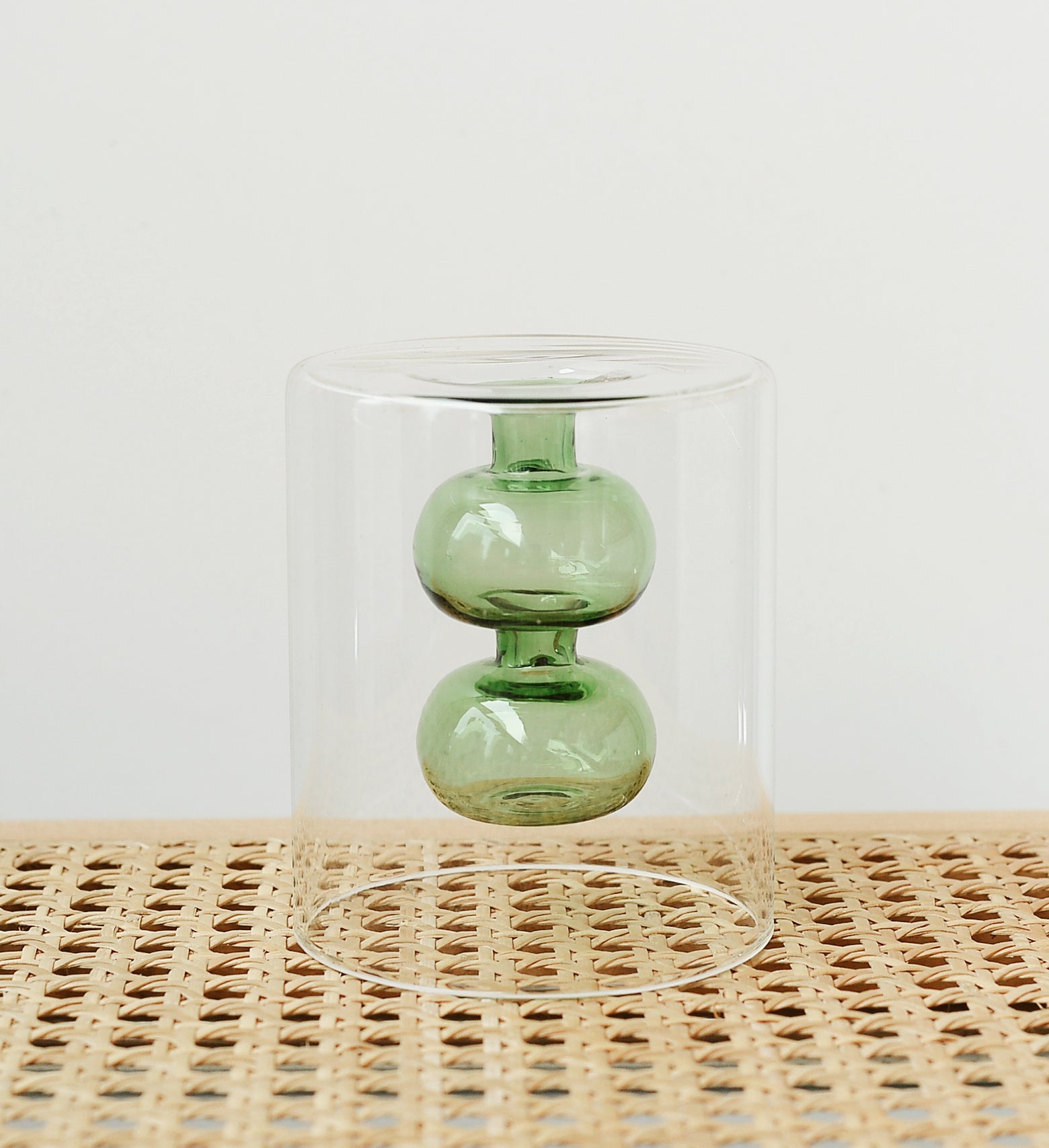HKM-170323 Retro Gourd Hydroponic Glass Vase for Nordic Home Decor