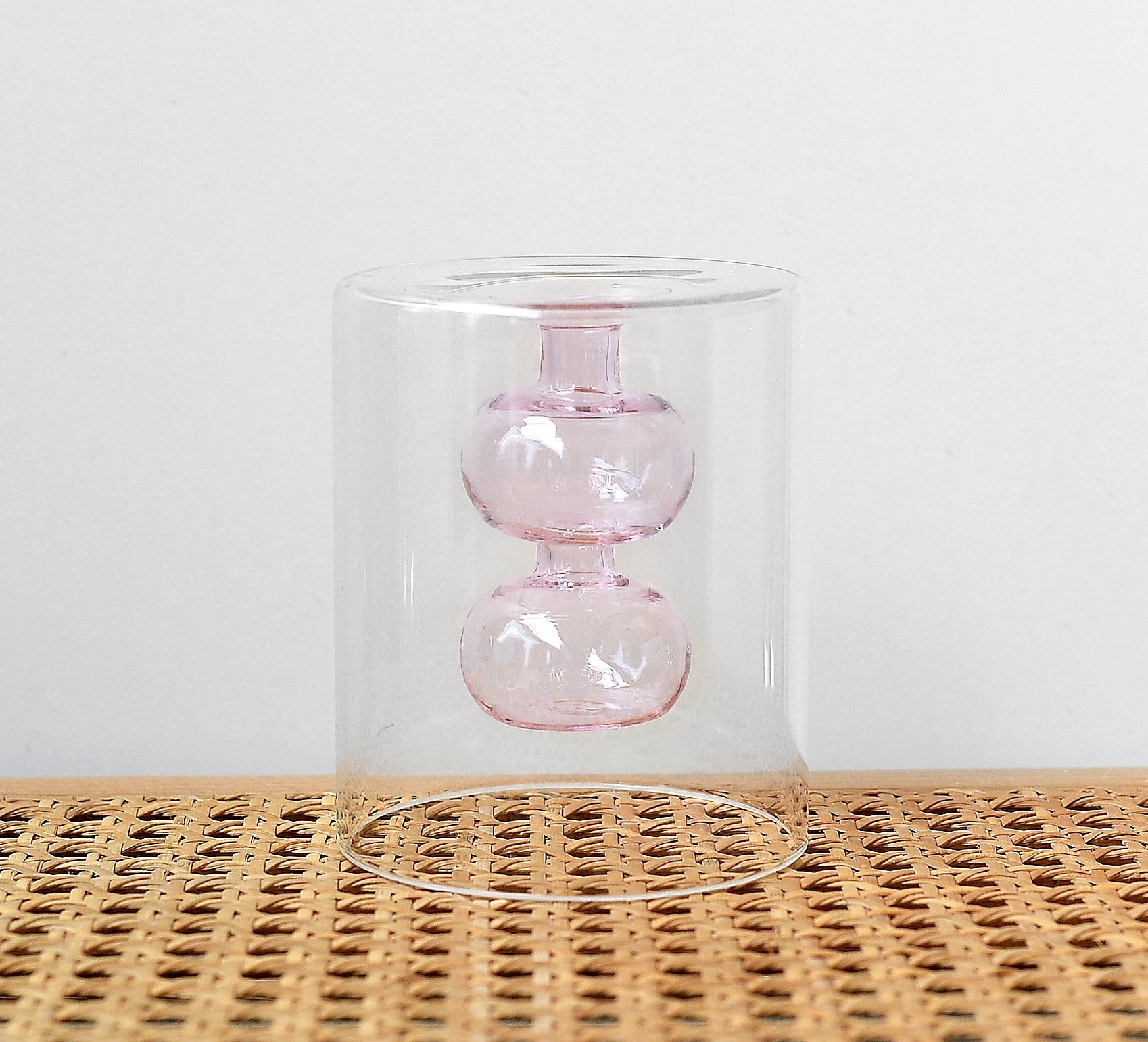 HKM-170323 Retro Gourd Hydroponic Glass Vase for Nordic Home Decor