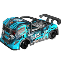 HKM-170387 1/24 Scale Remote Control Stunt Truck with Lights - 4 Channel Off-Road Racing Car for Kids