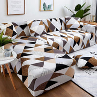 HKM-170451 Frosted Milk Silk Anti-Slip Elastic Sofa Cover for All Seasons - Complete Protection
