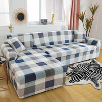 HKM-170451 Frosted Milk Silk Anti-Slip Elastic Sofa Cover for All Seasons - Complete Protection