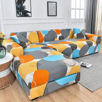 HKM-170451 Frosted Milk Silk Anti-Slip Elastic Sofa Cover for All Seasons - Complete Protection