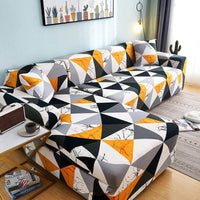HKM-170451 Frosted Milk Silk Anti-Slip Elastic Sofa Cover for All Seasons - Complete Protection